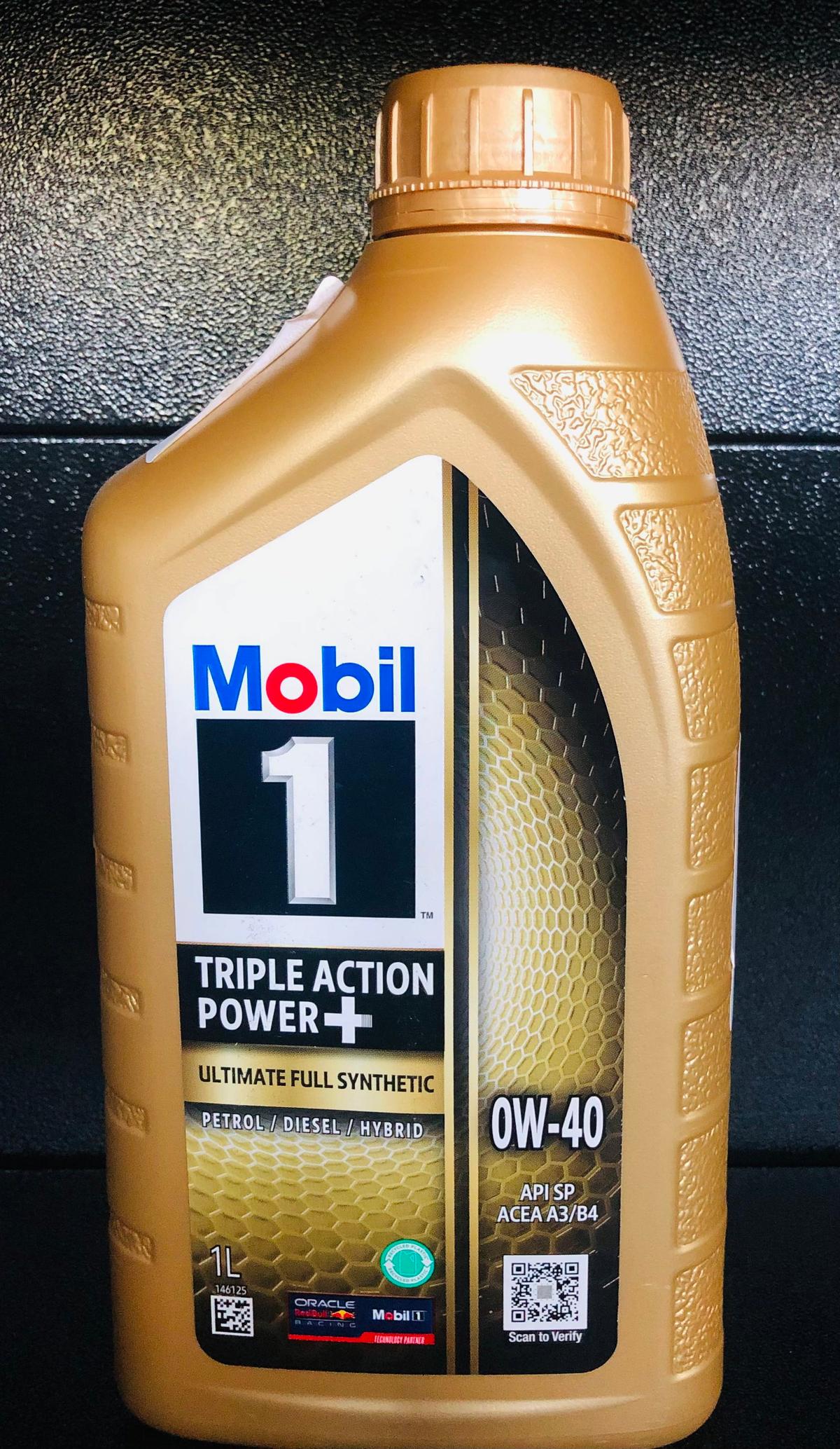 1 ,0W40(SN), 12X1LTR - MOBIL
