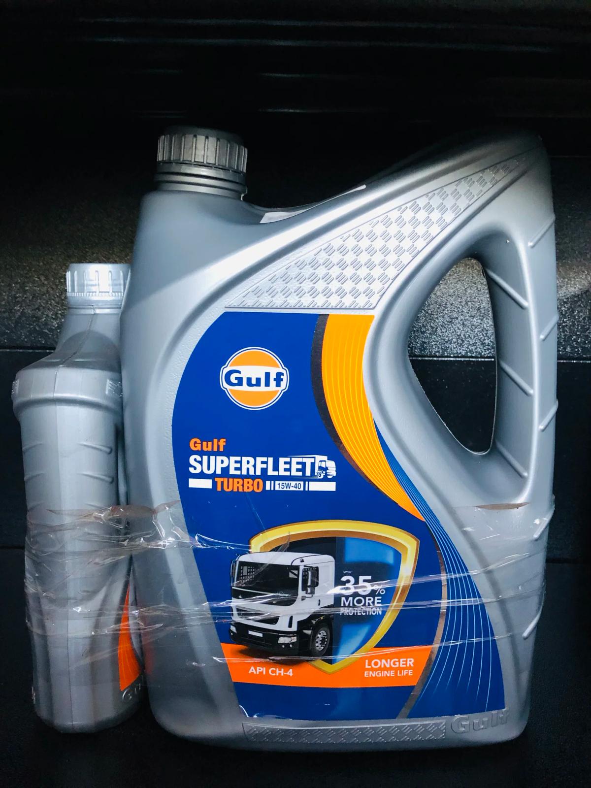 GULF SUPER FLEET TURBO 15W40 5L + 1L FREE