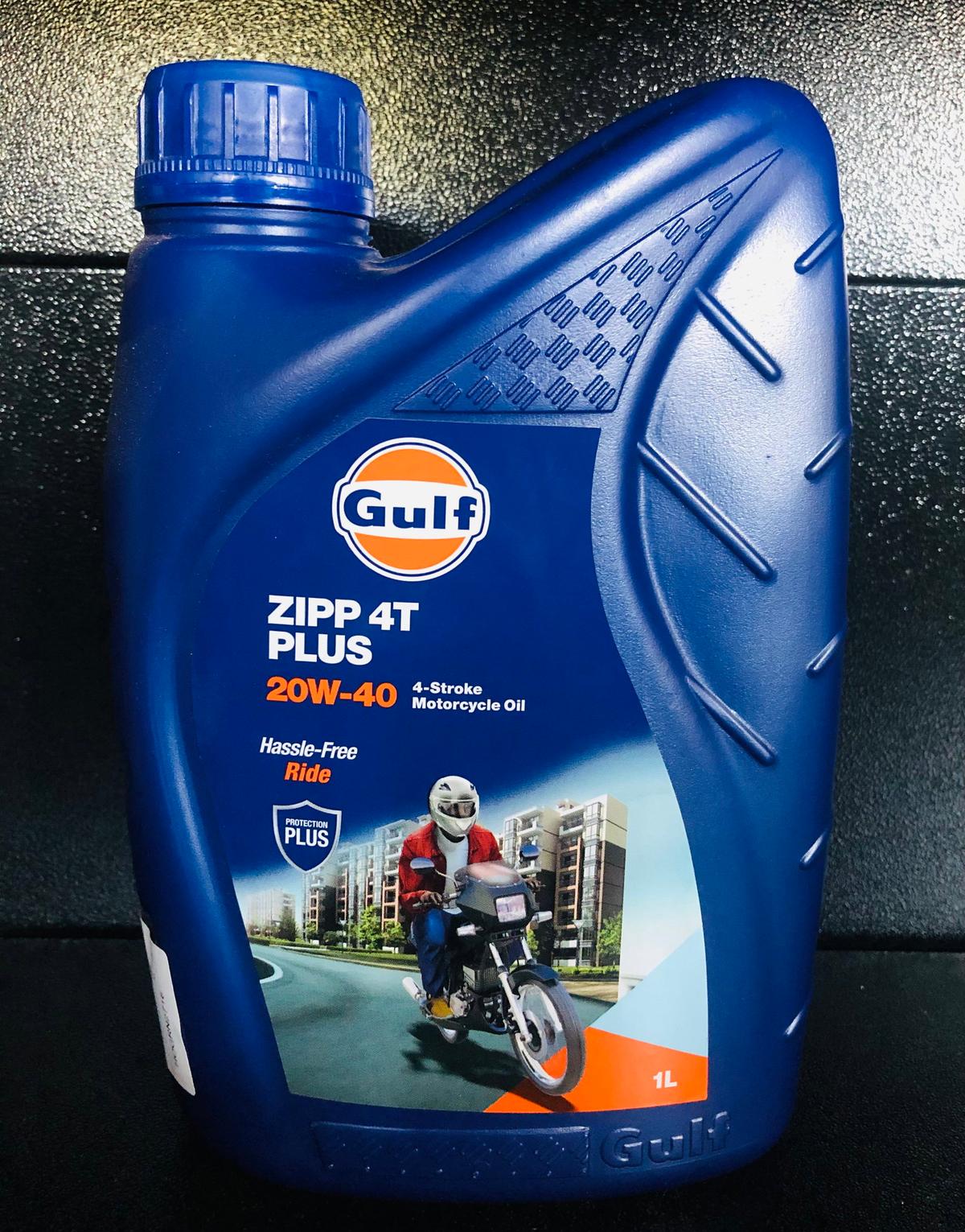 GULF ZIPP 4T PLUS 20W40 1L