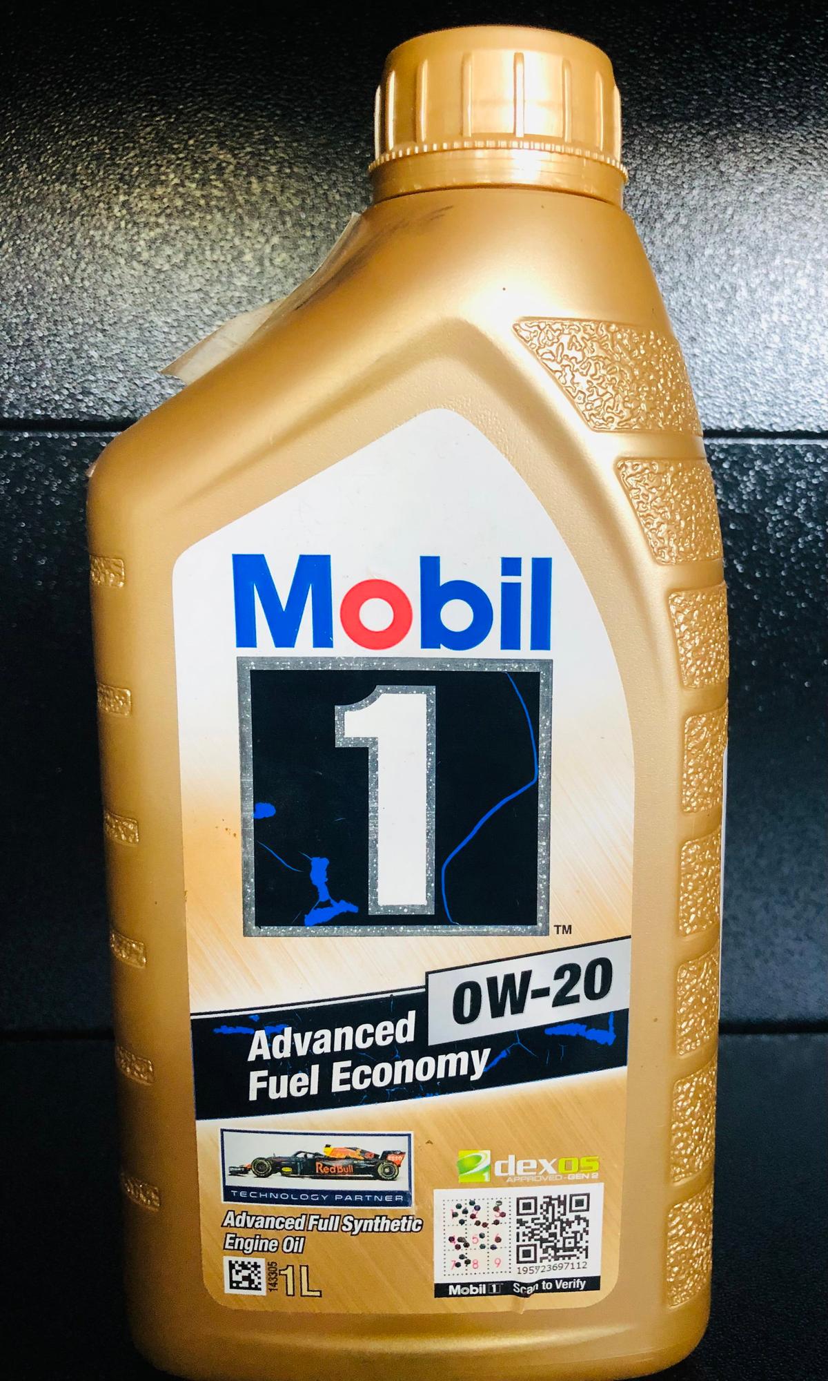 MOBIL 1 FULLY SYNTHETIC 0W-20 1L