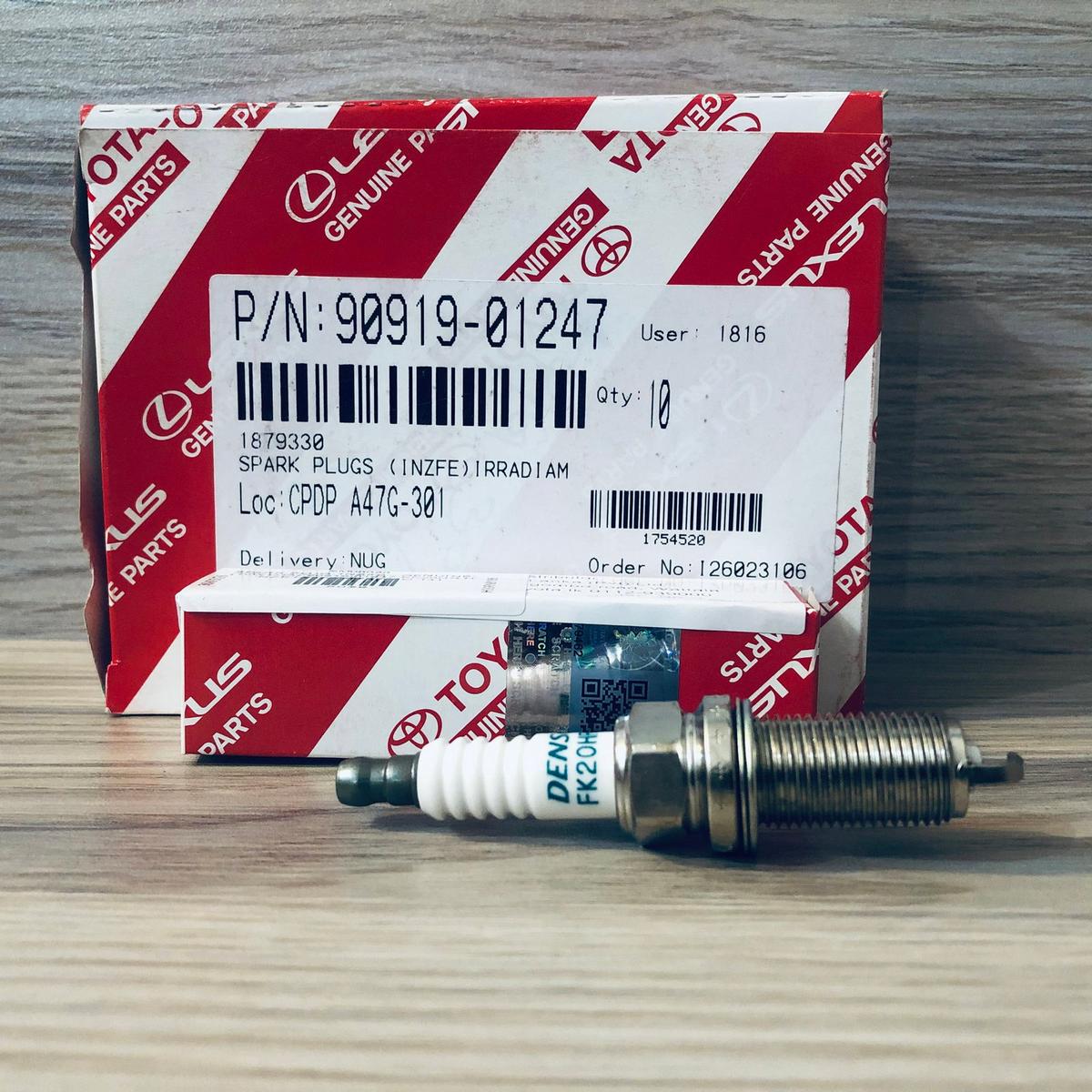 SPARK PLUGS - GENUINE- (TOYOTA)