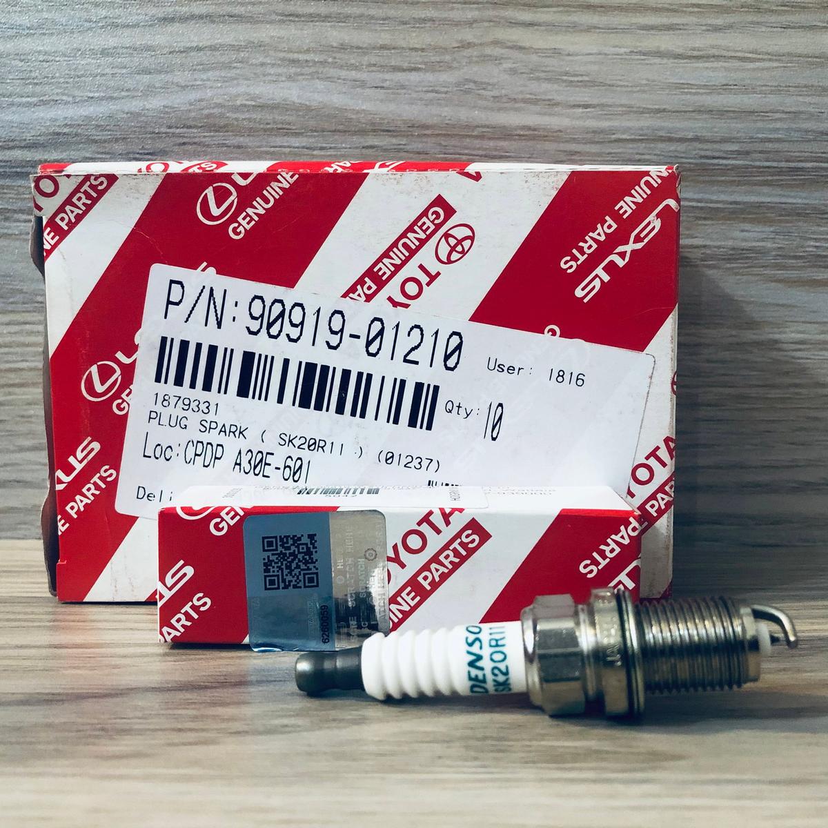 SPARK PLUG (SK20R11) - GENUINE- (TOYOTA)