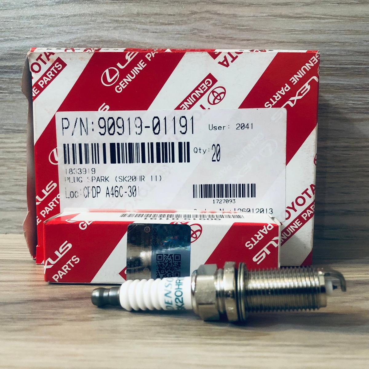 SPARK PLUG - GENUINE- (TOYOTA)