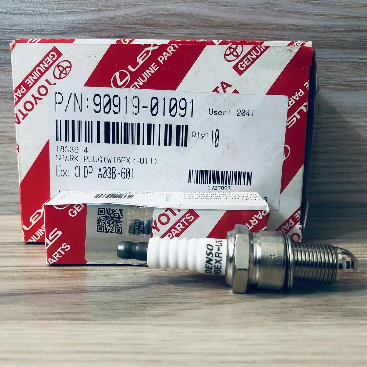SPARK PLUGS - GENUINE- (TOYOTA)