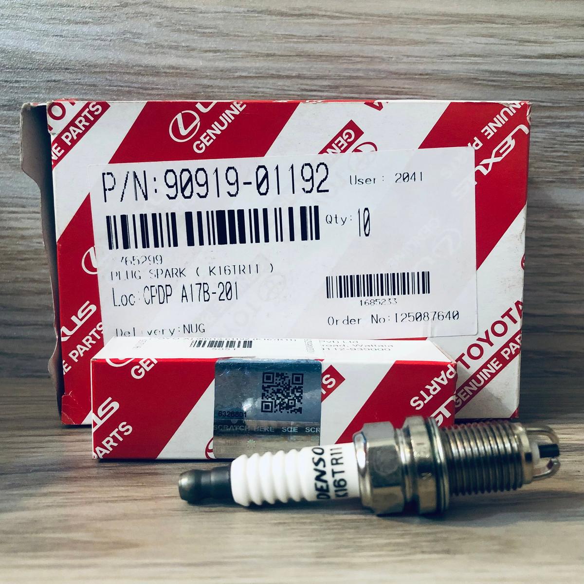 SPARK PLUGS - GENUINE- (TOYOTA)